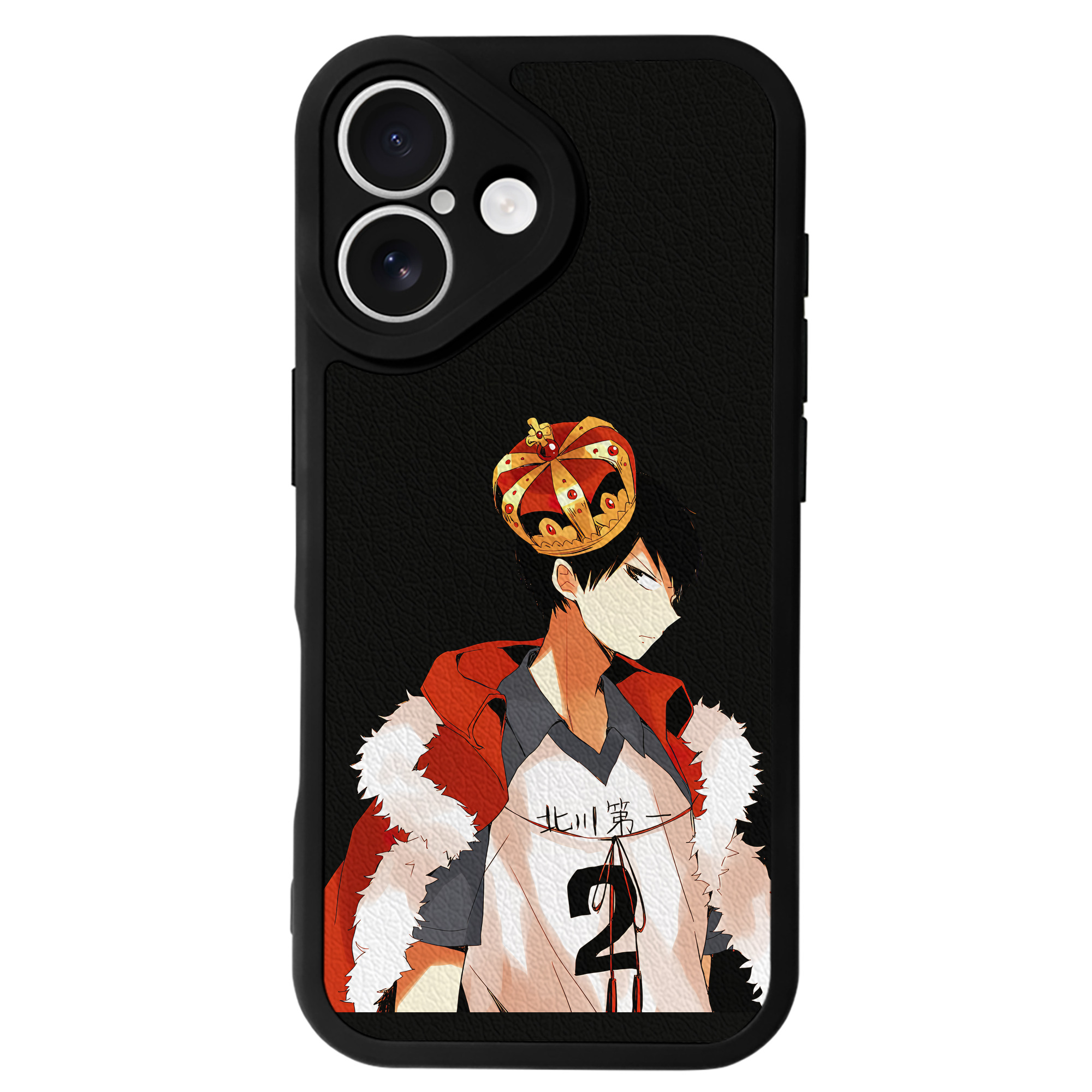 （画像用） ハイキュー!! Haikyu!! 【iPhone 16シリーズ対応】シリコンスマホケース（レザー調） 材質：シリコン